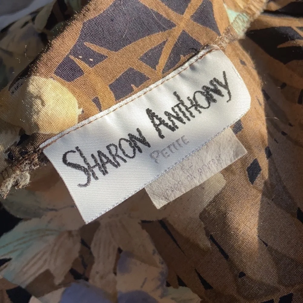 Vintage Sharon Anthony Hawaiian Wrap Midi Skirt